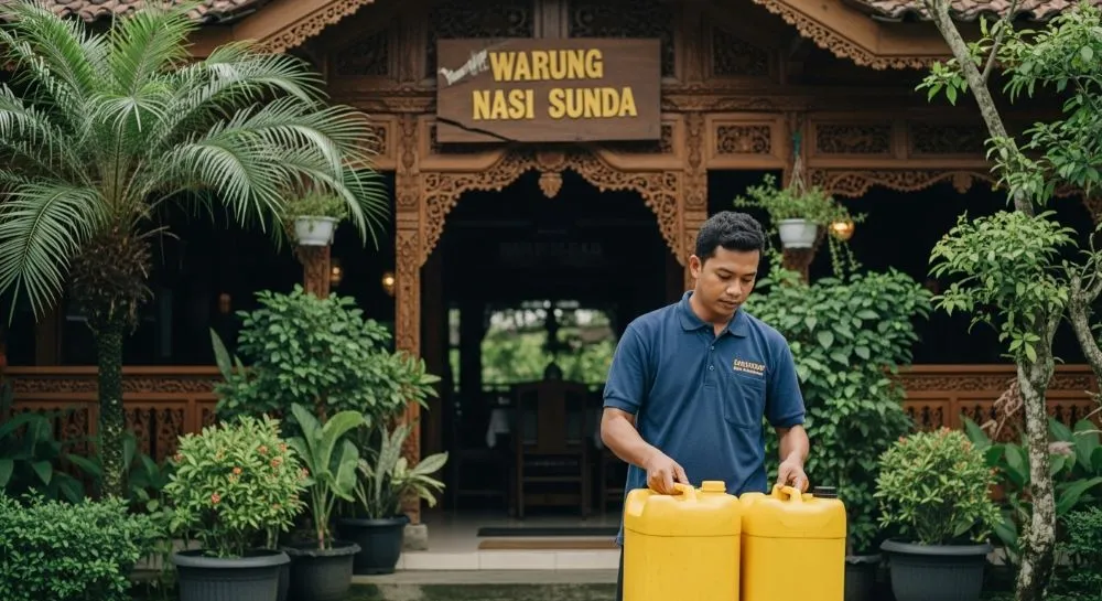 Pengepul Minyak Jelantah di Tangerang