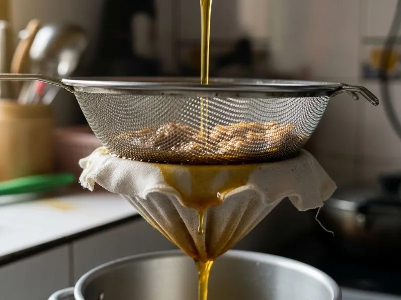 Cara menyaring minyak jelantah yang benar