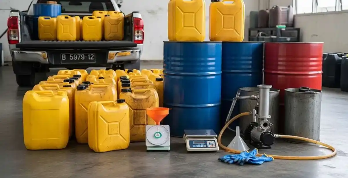 Rincian modal bisnis minyak jelantah lengkap