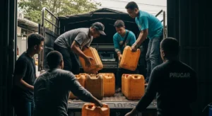 Ilustrasi penampung minyak jelantah terdekat CUREAHH menimbang dan membayar cash langsung di lokasi Jabodetabek